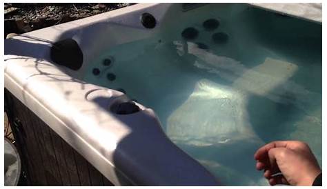 Hot tub making funny noise - YouTube
