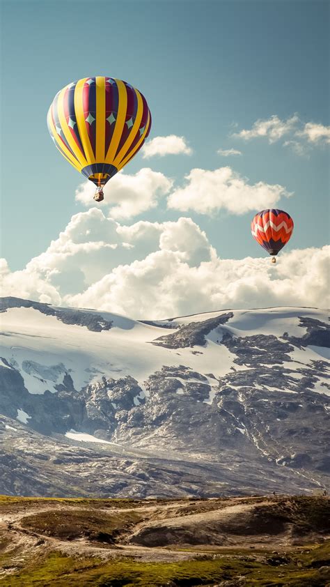 hot air balloon background beautiful