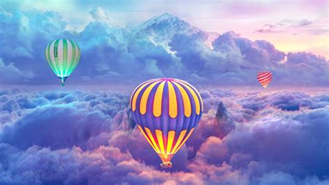 hot air balloon background wallpaper