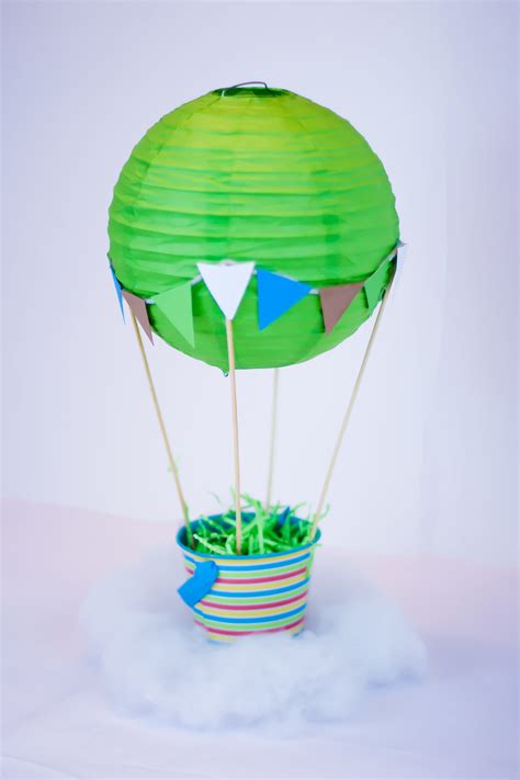 hot air balloon centerpiece diy