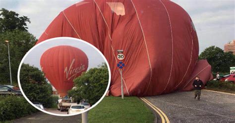 hot air balloon crash landing