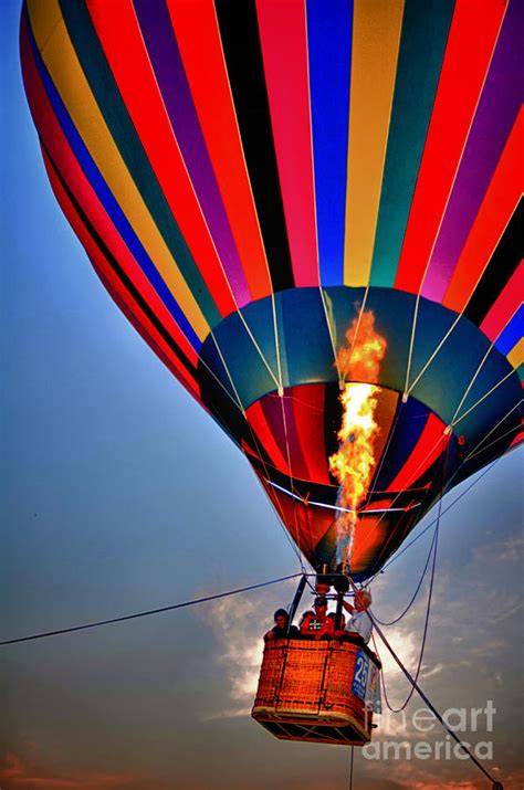 hot air balloon fire video