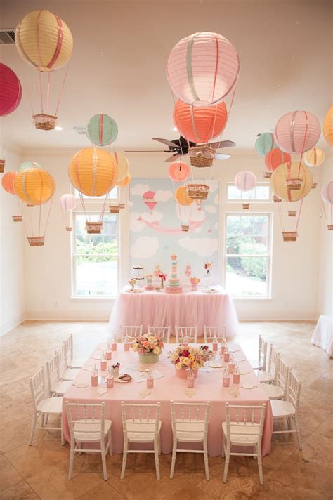 hot air balloon party decorations