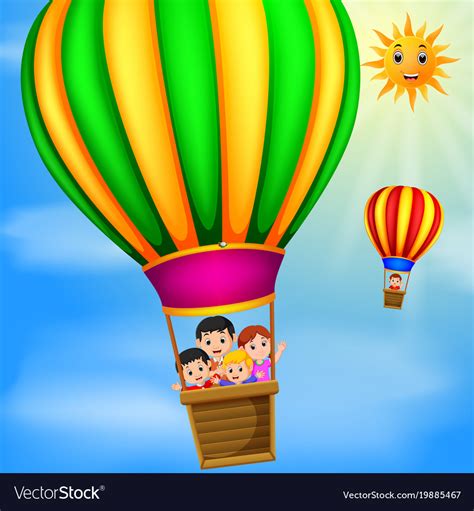 hot air balloon pictures for kids