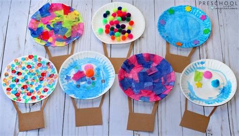 hot air balloon projects for toddlers