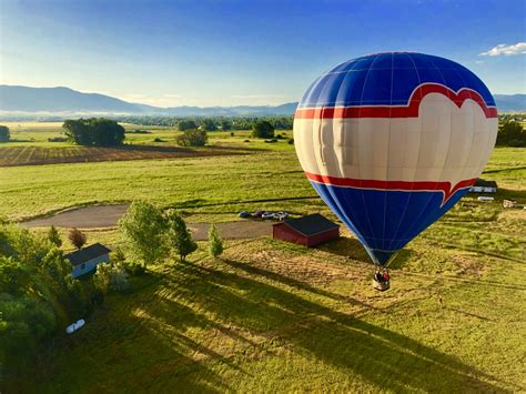 hot air balloon rides in bozeman montana