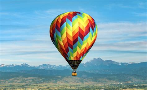 hot air balloon rides longmont colorado