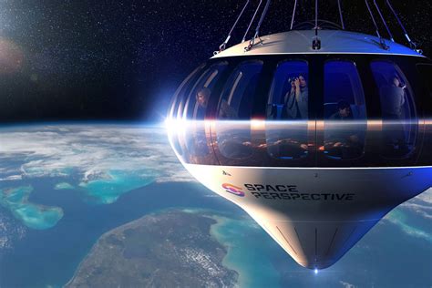 hot air balloon space travel