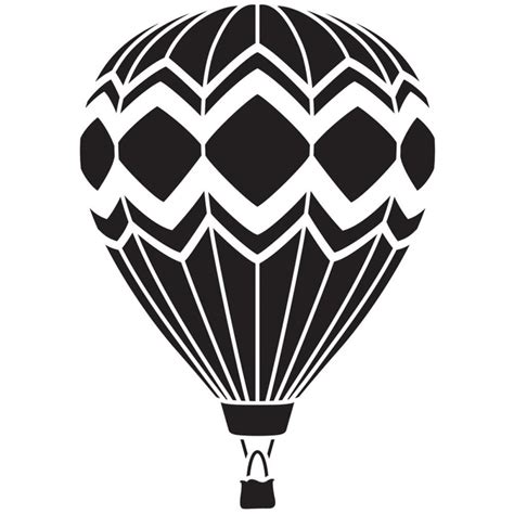 hot air balloon stencil