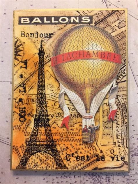 hot air balloon trading cards