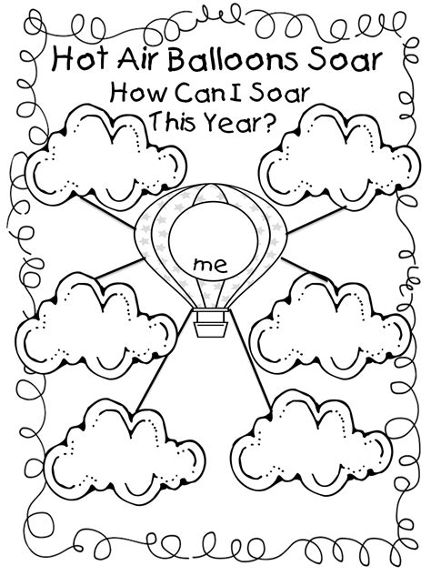 hot air balloon worksheets for kids