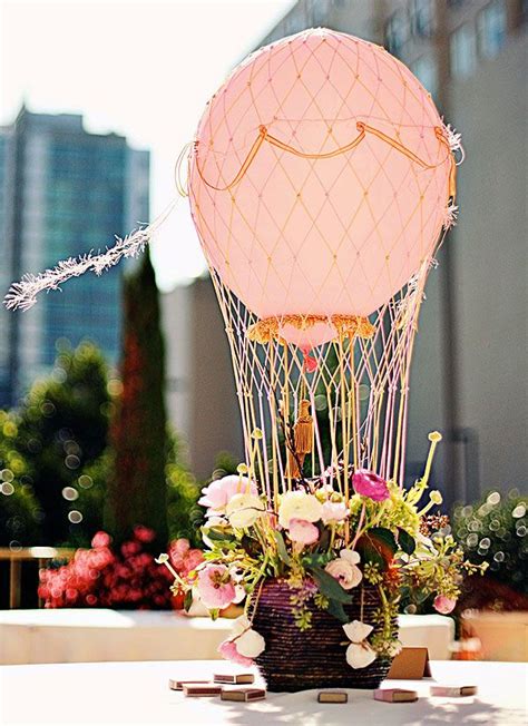 hot air balloons island wedding