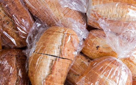 Hot Bread In Plastic Bag