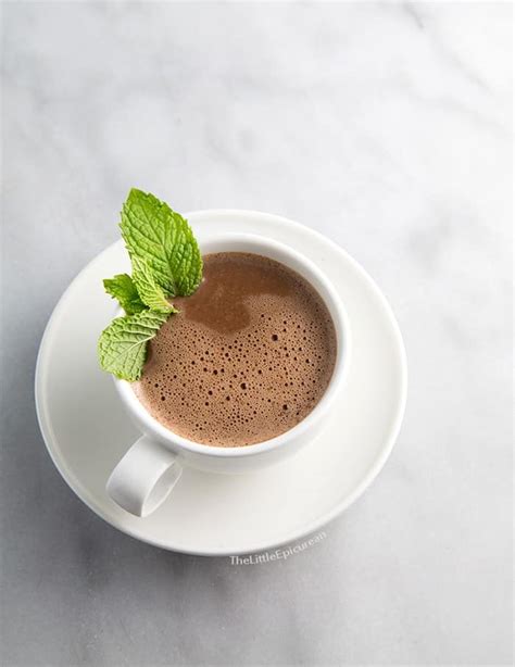 hot chocolate mint