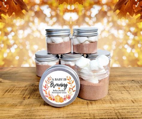 Hot Chocolate Party Favors For Baby Shower