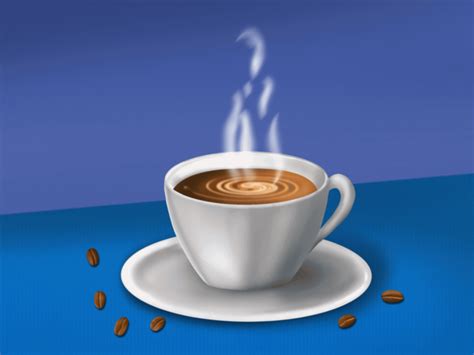 coffee cup 2D animation gif Morning coffee, Coffee lover