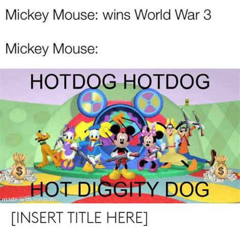 Why does Mickey Mouse say "Hot Dog?" Disney Amino