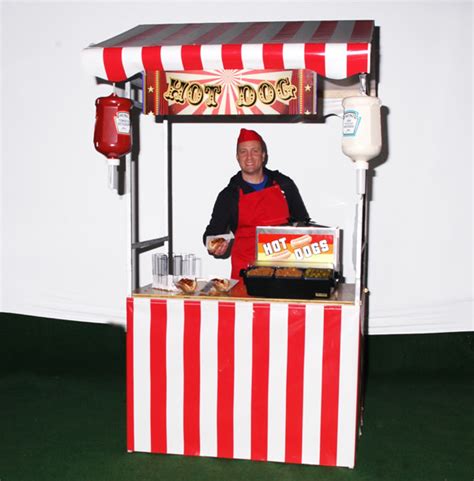 hot dog stand size