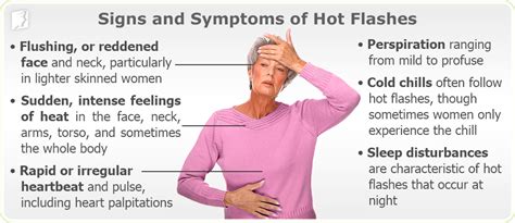 hot flashes at night female
