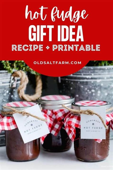 Hot Fudge Gift Jar