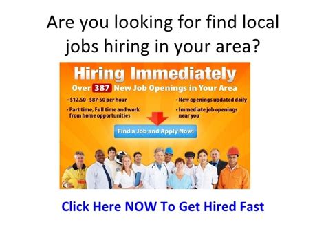 hot jobs in my area