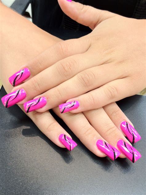 Classic nail designs hot pink