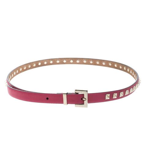 hot pink valentino belt