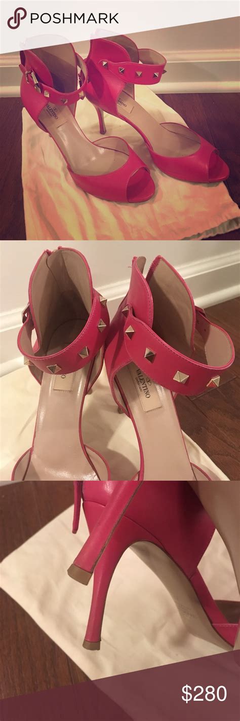 hot pink valentino sandals