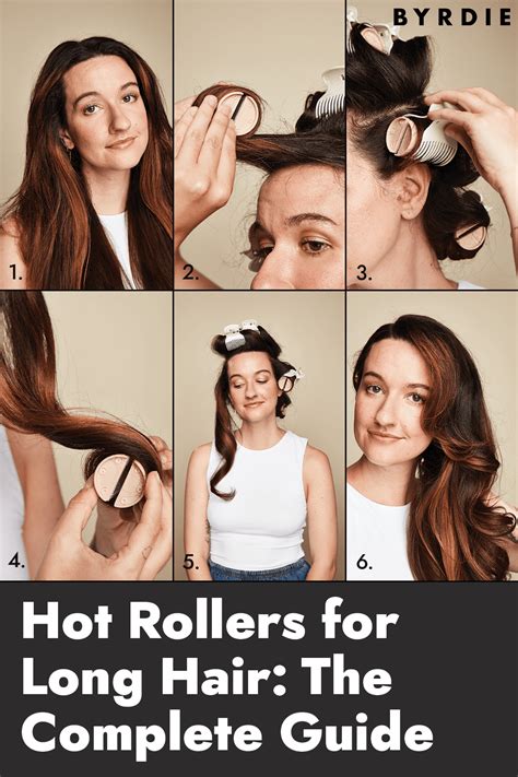 Hot Rollers Tutorial For Long Hair