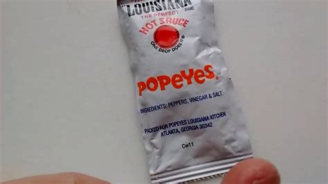 hot sauce at popeyes