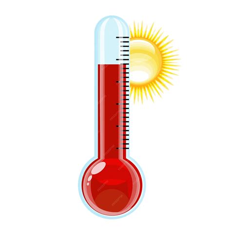 Hot Thermometer Vector