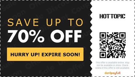 Hot Topic Promo Code Black Friday