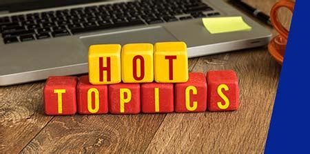 hot topics to discuss at work