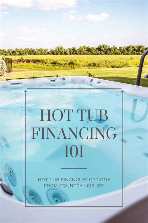 Hot Tub Finance Options