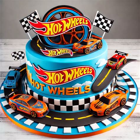 Hot Wheels Cake