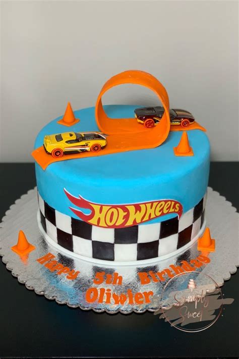 Hot Wheels Cake Design