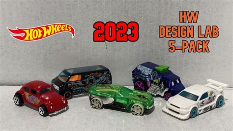 Hot Wheels Design Lab 5 Pack