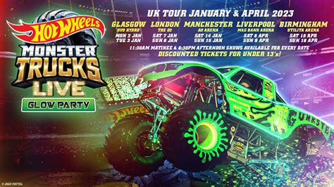 hot wheels monster truck show uk 2023