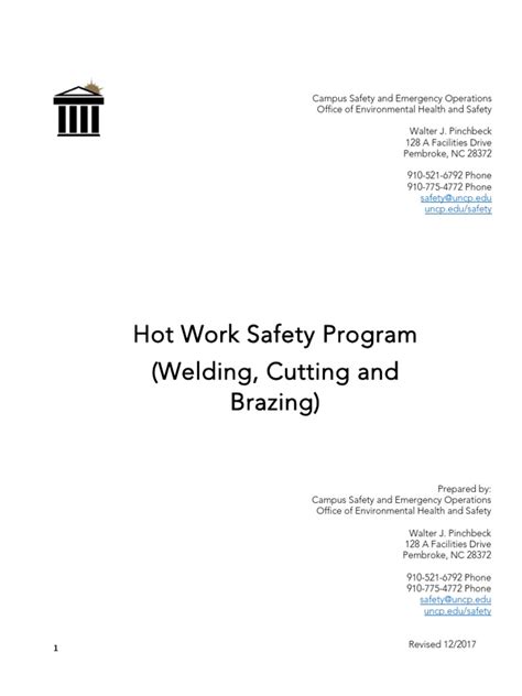 hot work safety program pdf