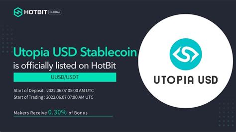hotbit listed utopia usd stablecoin