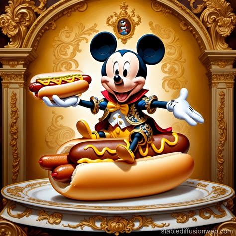 Hotdog Dog Mickey Mouse