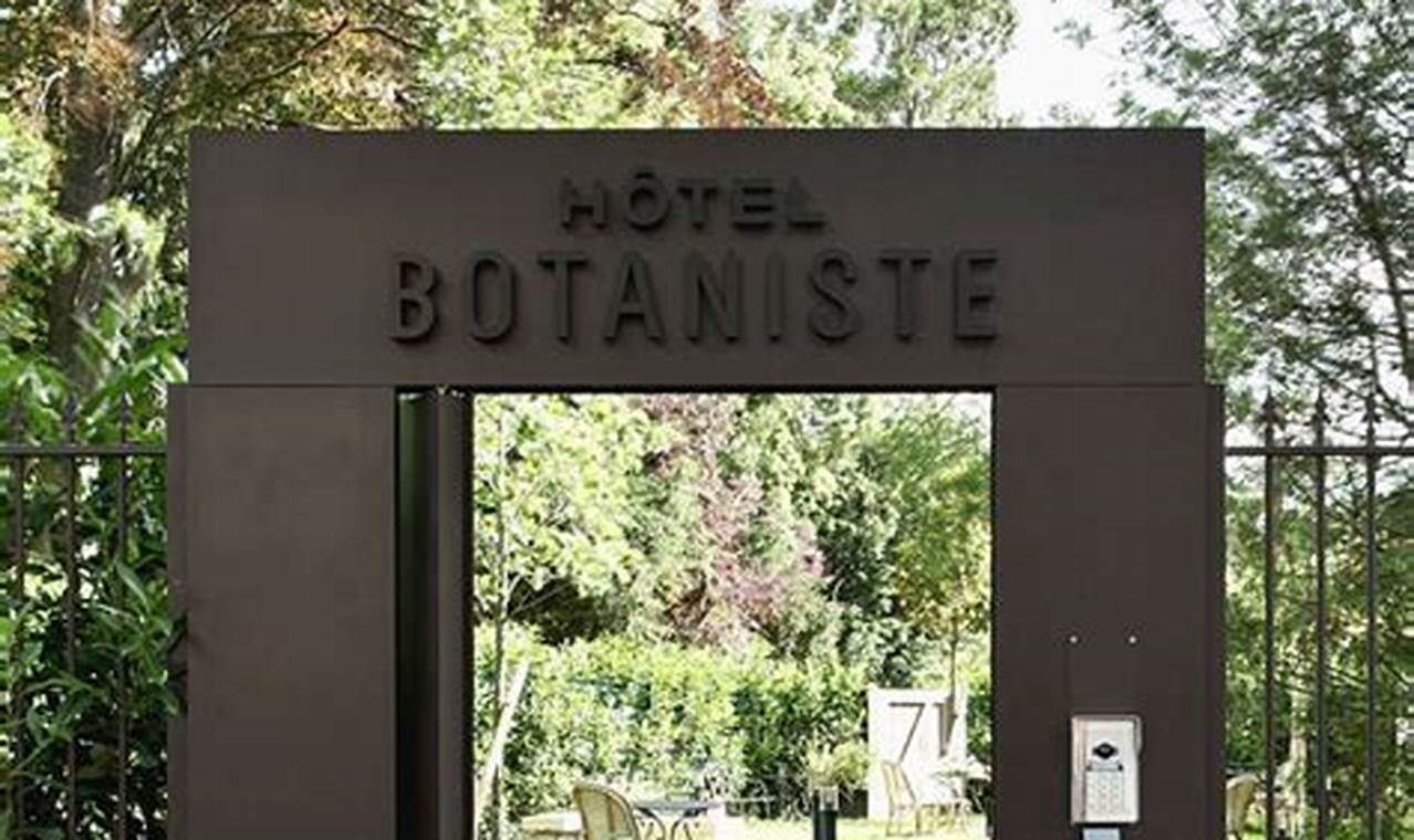 hotel botaniste paris
