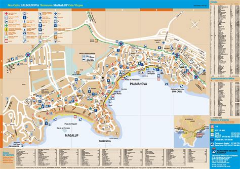 Magaluf and Palma Nova hotel map