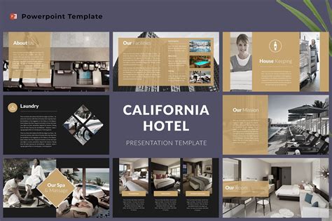 Hotel Presentation PowerPoint template TemplateMonster