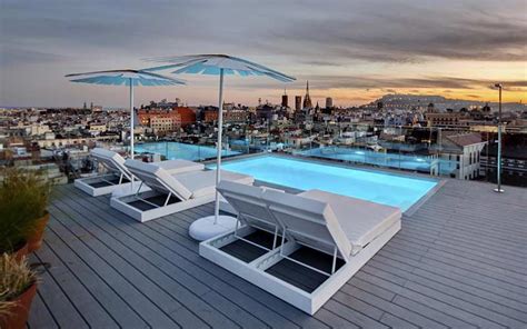 hotel barcelona rooftop pool cheap