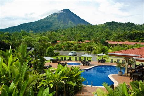hotel near the active volcano in costa rica