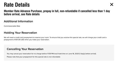 hotel reservation net cancellation policy