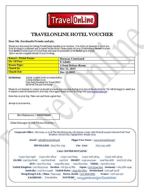 hotel voucher sample pdf