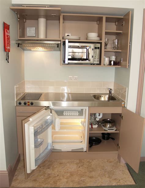 hotel with a kitchenette