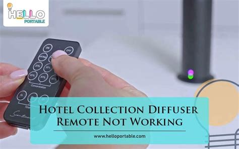 Not working Hotel Collection Diffuser YouTube